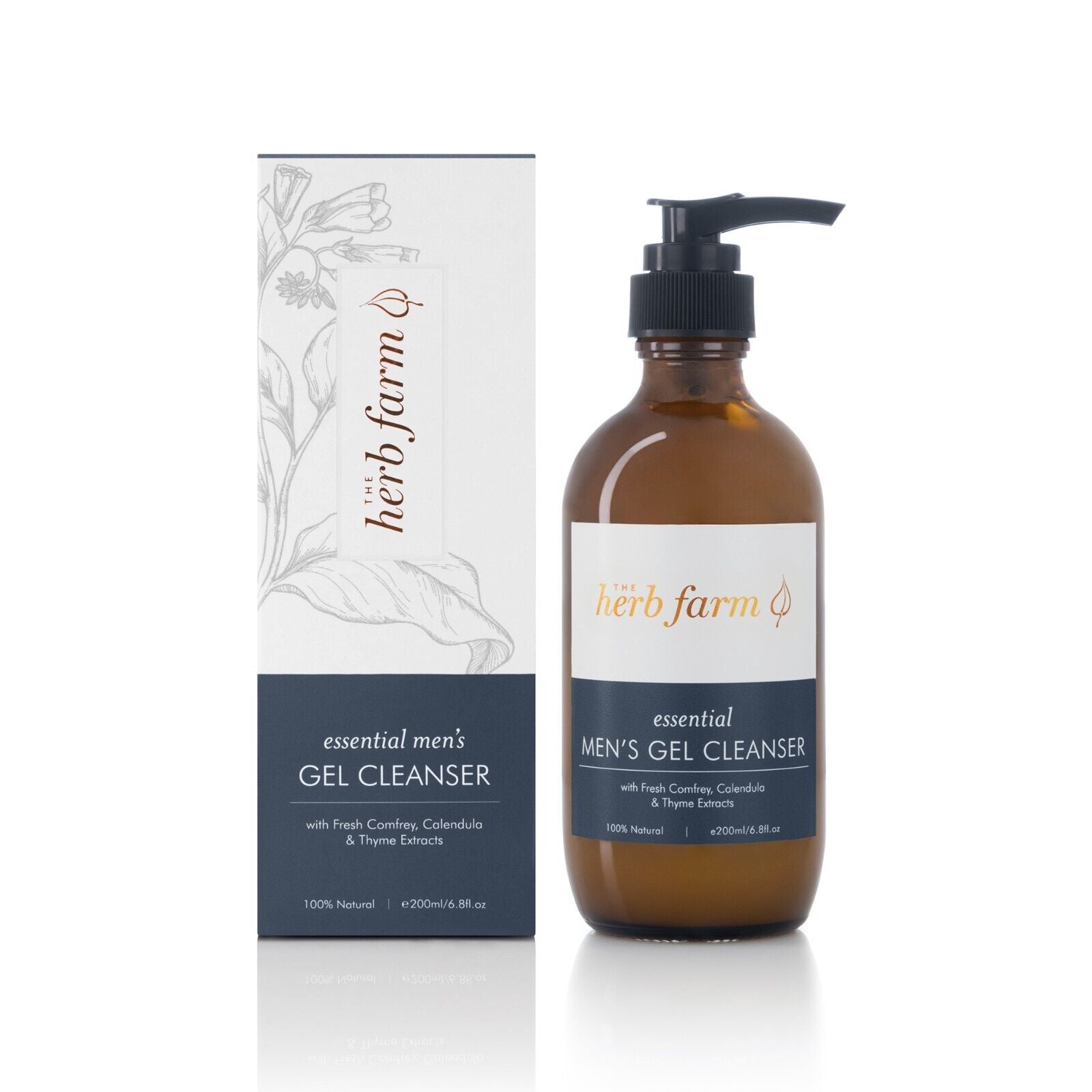 Pure and Natural Herbal Men'S Gel Cleanser - the Herb Farm