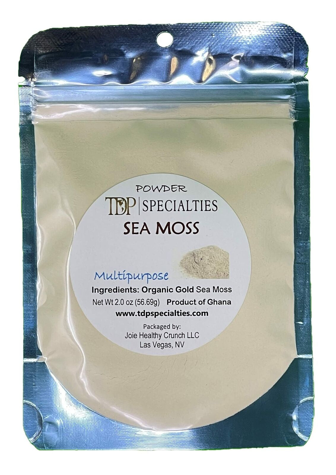 Raw Organic Deepwater Harvested Sea Moss Powder 6 Ounce