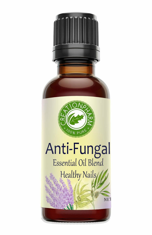 Anti-Fungal Nail Oil Blend, Clears Yellow Nail Fungus Creation Pharm Essential O