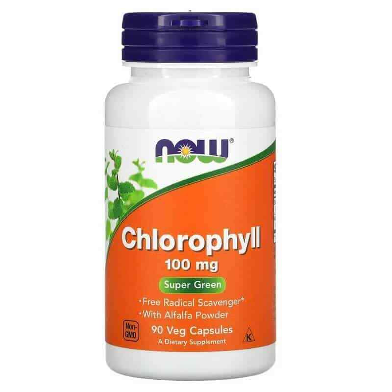 Chlorophyll 100Mg with Alfalfa Powder 90 Veg Capsules