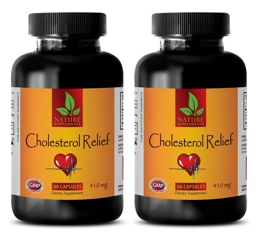 Cholesterol Reducing Supplement Complex - Supports Healthy Arteries (2 Bottles)