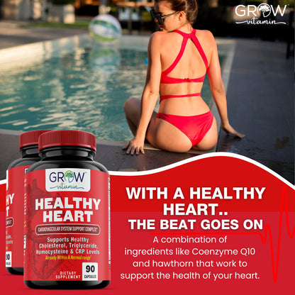 Healthy Heart Capsules for Artery Cleanse & Protection, and Support of Arteries