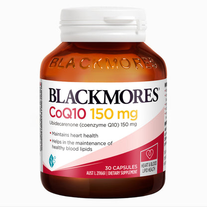 NEW Blackmores Coq10 150Mg 30 Capsules Coenzyme Q10