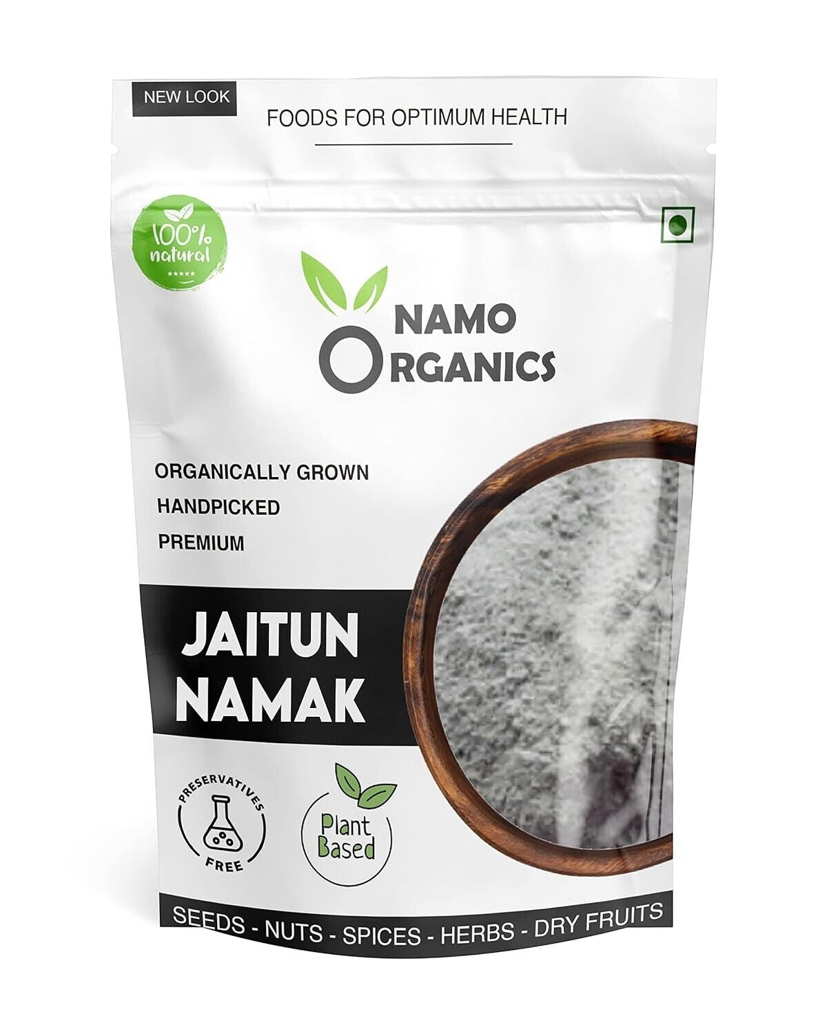 Natural & Organic Original Jaitun Namak Olive Salt 100 Gram