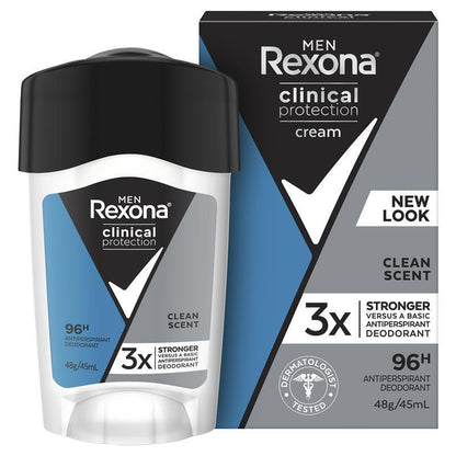 Rexona for Men Clinical Protection Antiperspirant Clean Scent 45Ml