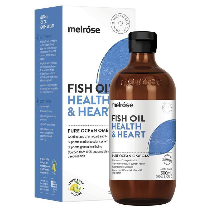 Melrose Omega Fish Oil Health & Heart 500Ml