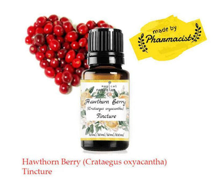 Hawthorn Berry (Crataegus Oxyacantha) Tincture. All Natural.