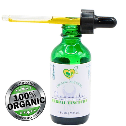 Chamomile Tincture Organic Mega Herbal Liquid Drops Natural Plant-Base 2 Oz