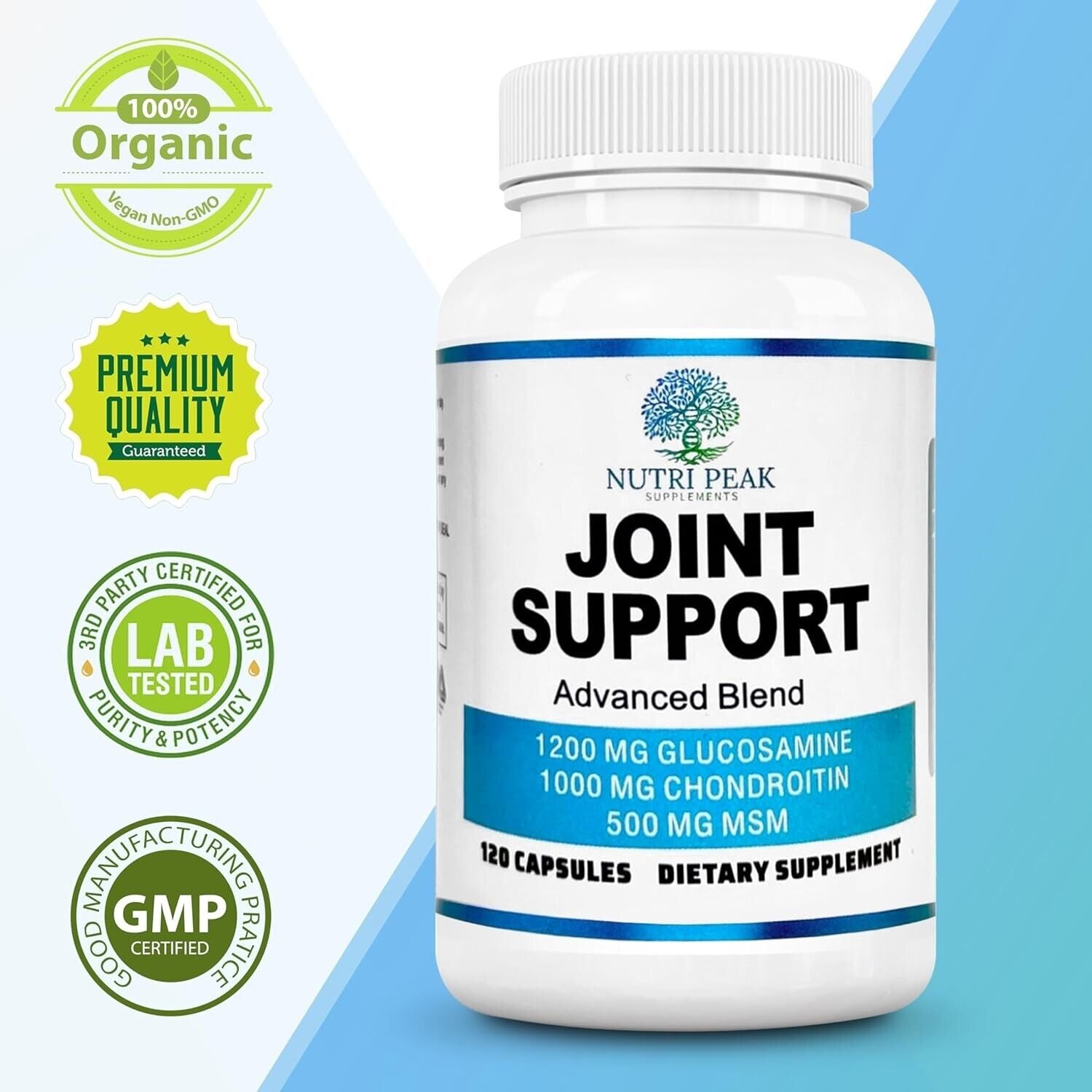 Advanced Joint Support Glucosamine Chondroitin, 120 Capsules