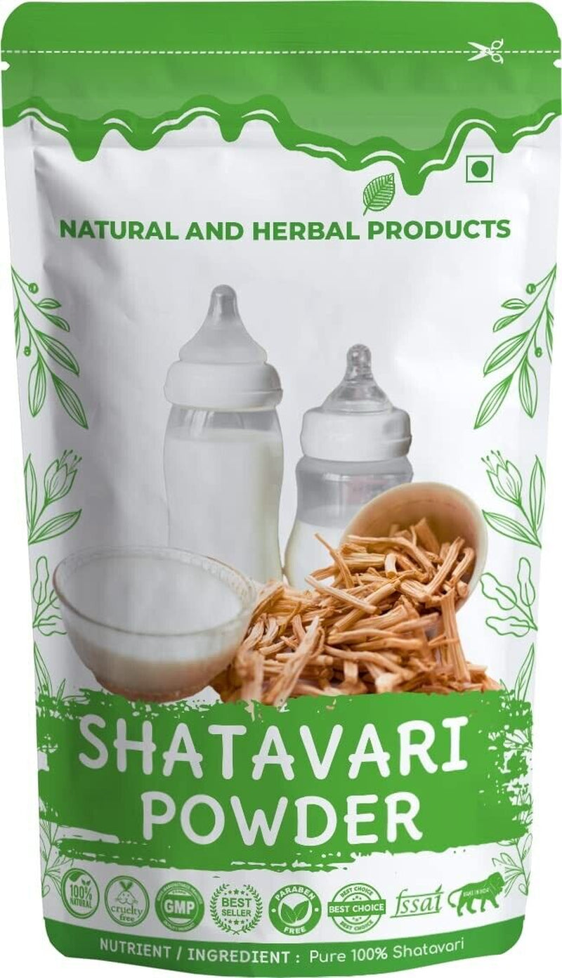 Organic & Natural Shatavari Powder for Eating Drinking Satavar Satamuli Powder