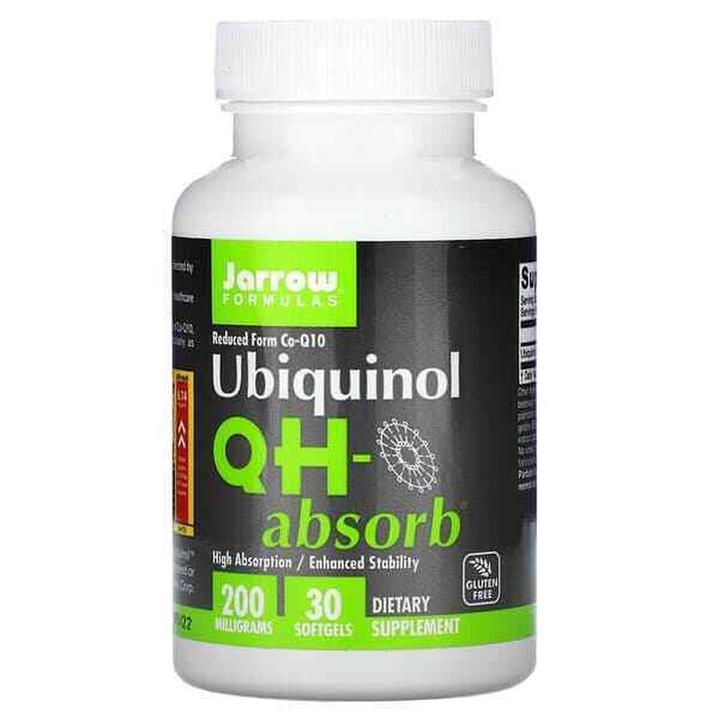 JARROW FORMULAS Ubiquinol Qh-Absorb 200Mg 30 / 60 Softgels