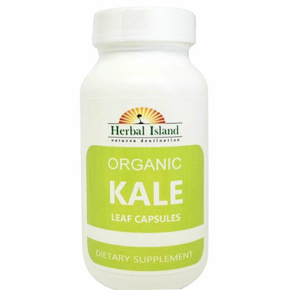 Kale Leaf Capsules - 60 Count 500Mg Each (Brassica Oleracea) Organic Superfood