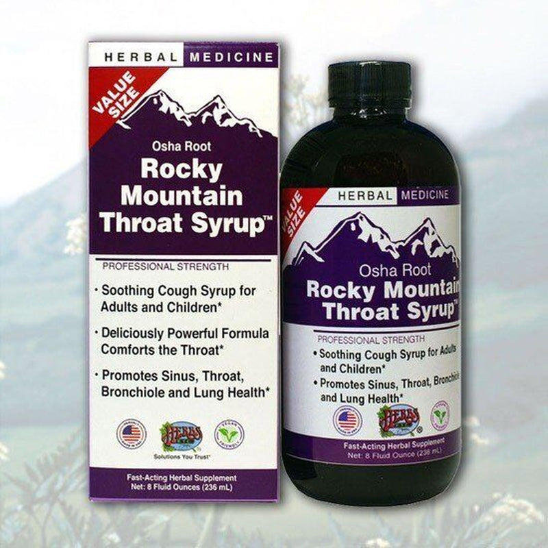 Herbs Etc Rocky Mountain Throat Syrup 8 Oz Liquid