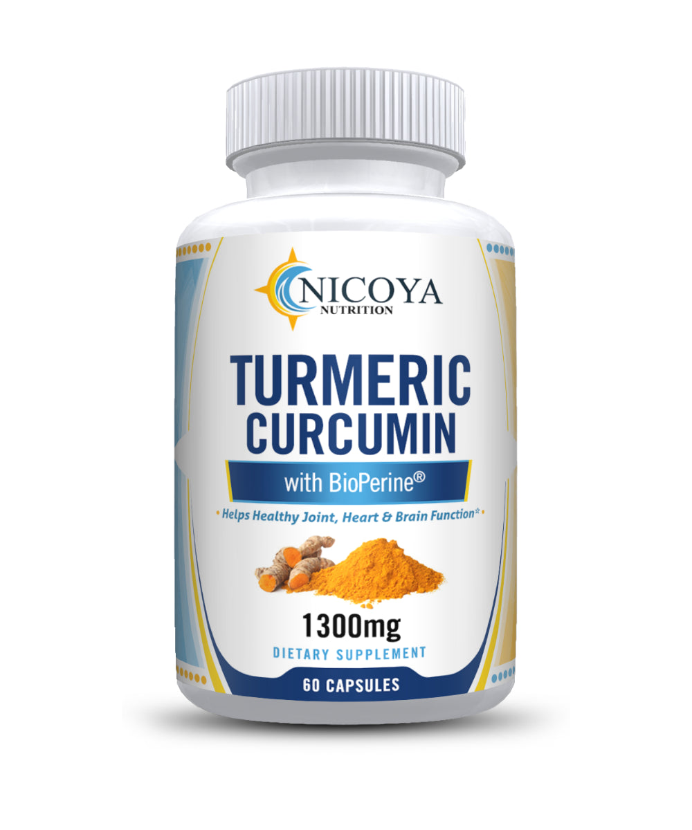 Turmeric Curcumin Highest Potency 95% 1300Mg with Bioperine Black Pepper Extract