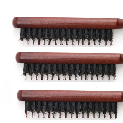 Professional Salon Teasing Back Hair Brushes Boar Bristle Wood Slim Line Comb Hairbrush Extension Hairdressing Styling Tools DIY