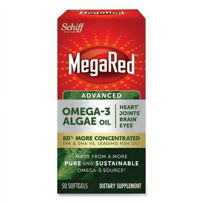 Schiff, Megared, Advanced Omega-3 Algae Oil, 50 Softgels, Pack of 1