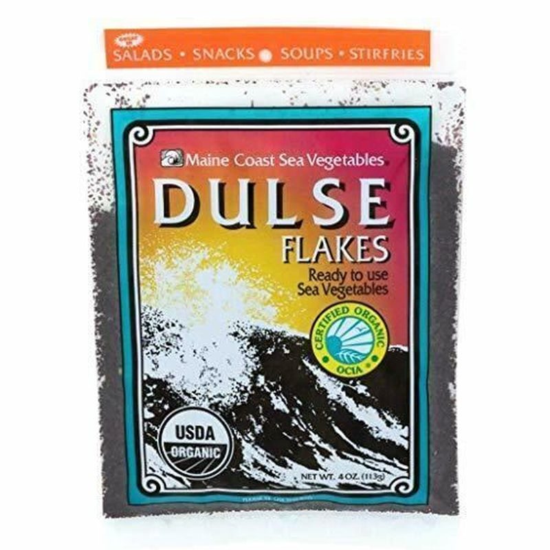 Maine Coast Organic Sea Vegetables - Dulse - Flakes - 4 Oz