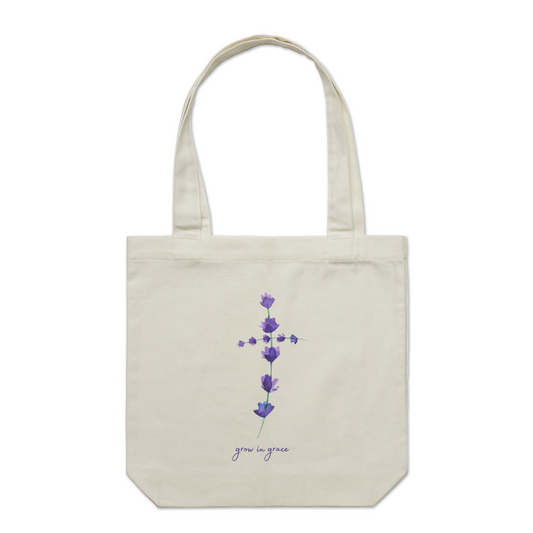 Grow in Grace Tote Bag