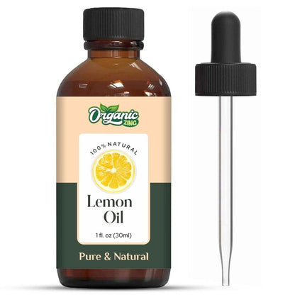 Organic Lemon 100% Pure & Natural Essential Oil - {30Ml/1.01 Fl Oz}