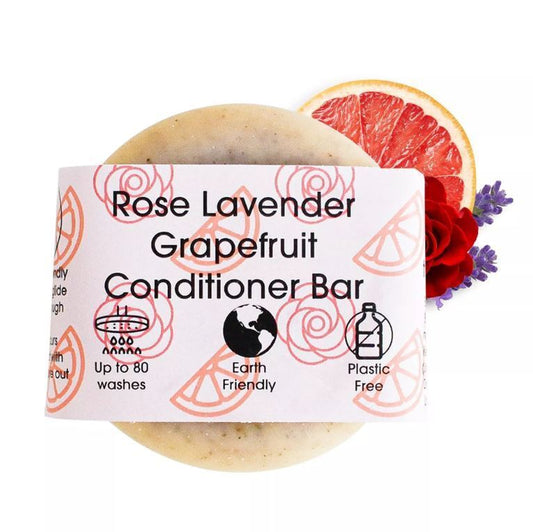 The Natural Spa - Rose, Grapefruit & Lavender Solid Conditioner Bar