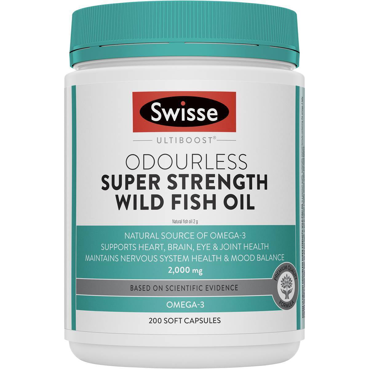 Swisse Ultiboost Super Strength Wild Fish Oil Capsules 200