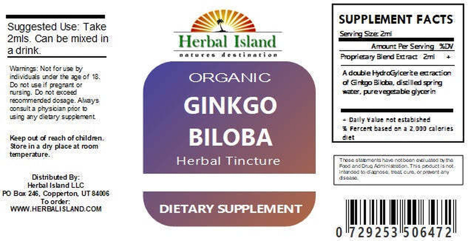 Ginkgo Biloba Extract - Alcohol Free