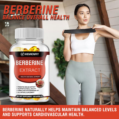 Berberine Extract 1800Mg - High Absorption, Heart Health Support Supplements