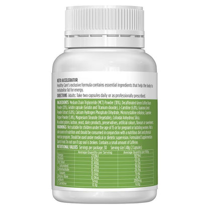 Healthy Care Keto Accelerator 60 Capsules