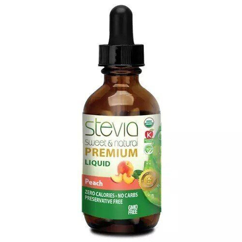 Stevia International Stevia Sweet & Natural Peach 1 Oz Liquid