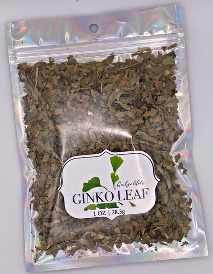 Ginkgo Leaf Cut & Sifted Ginkgo Biloba Organic Herb Natural 28.3G 1 OZ Memory