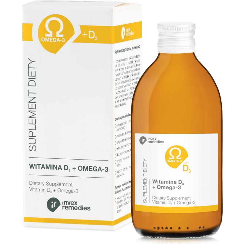 INVEX REMEDIES Vitamin D3 + Omega-3 300Ml