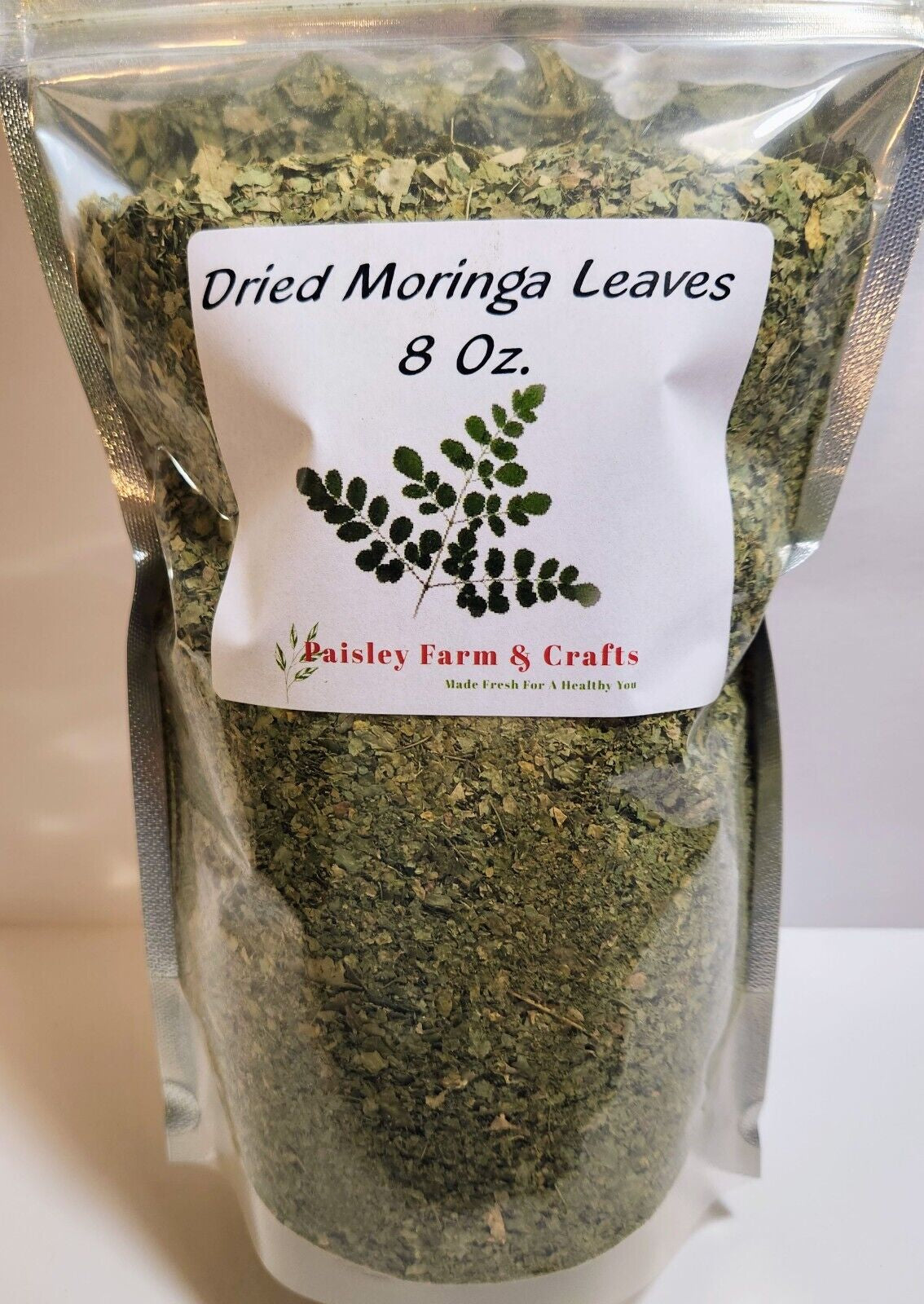 Dried Moringa Leaves Paisley Farm and Crafts - 3 Sizes Available