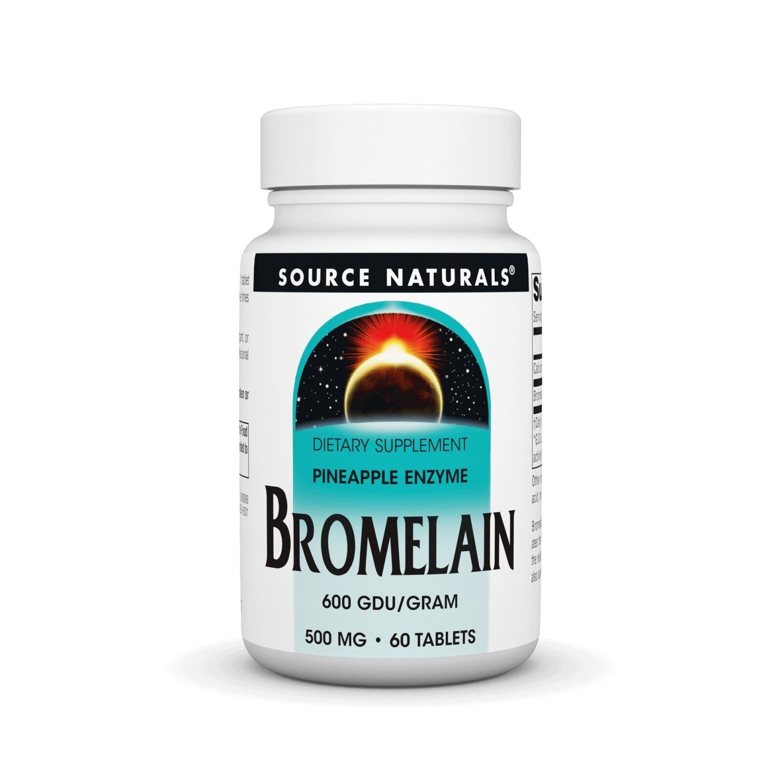 Source Naturals, Inc. Bromelain 500Mg 60 Tablet