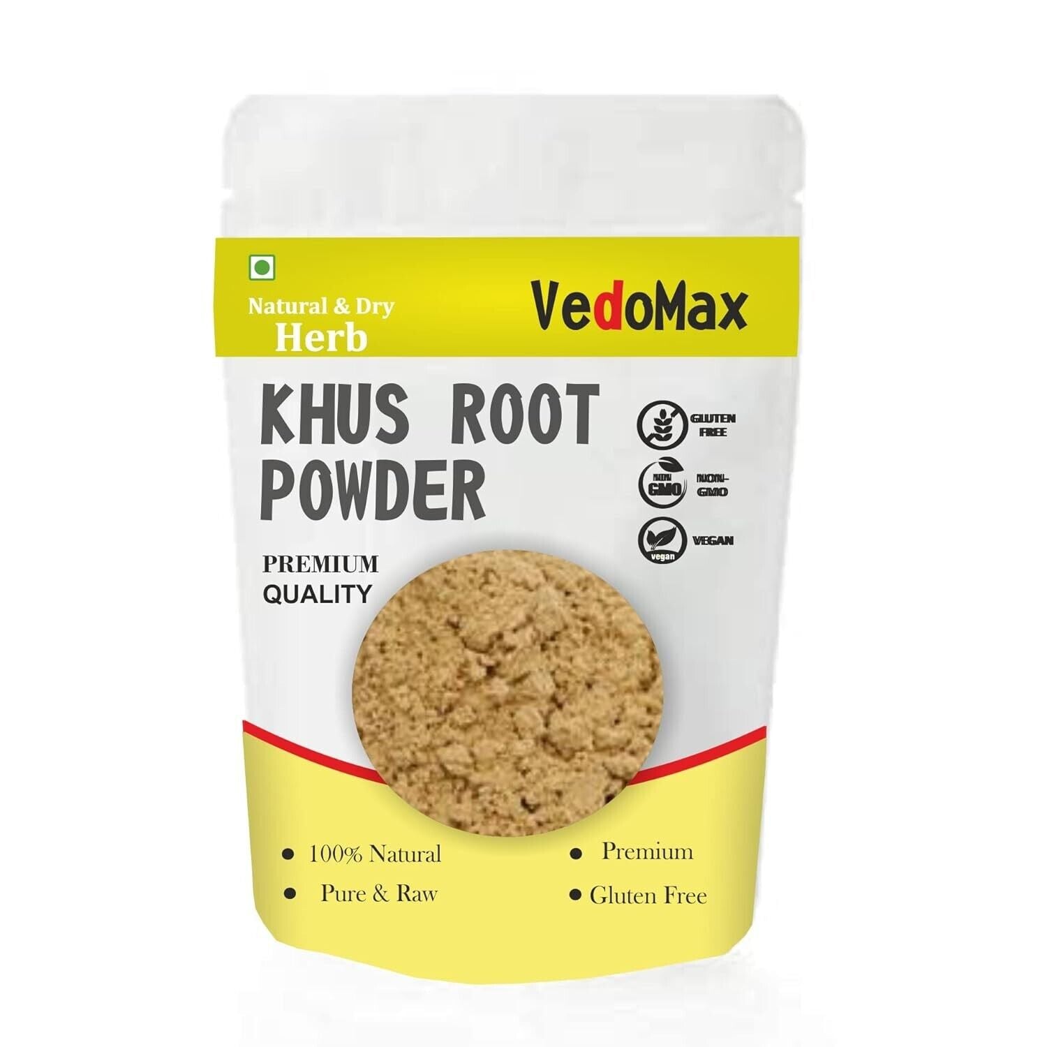 Natural Khus Root Powder Vetiver Root Powder 100 Gram Pack of 1