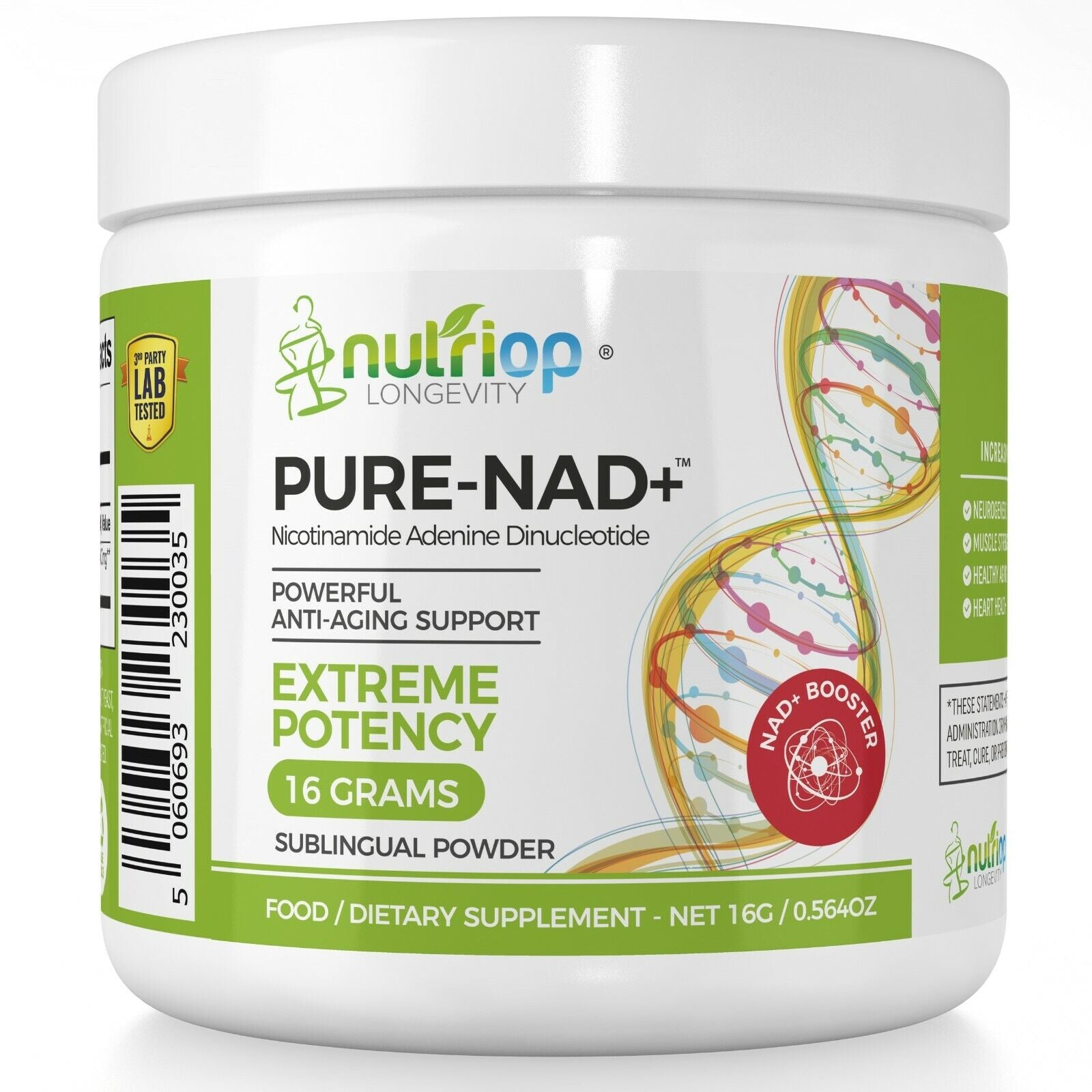 Purenad+ Nicotinamide Adenine Dinucleotide Extreme Potency Sublingual Powder 16G