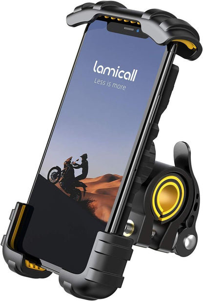 Lamicall Bike Phone Holder, Motorcycle Phone Mount - Motorcycle Handlebar Cell P