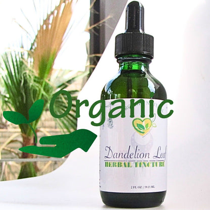 Dandelion Leaf Tincture Organic Liquid Herbal Drops Natural Liver Digestive 2Oz