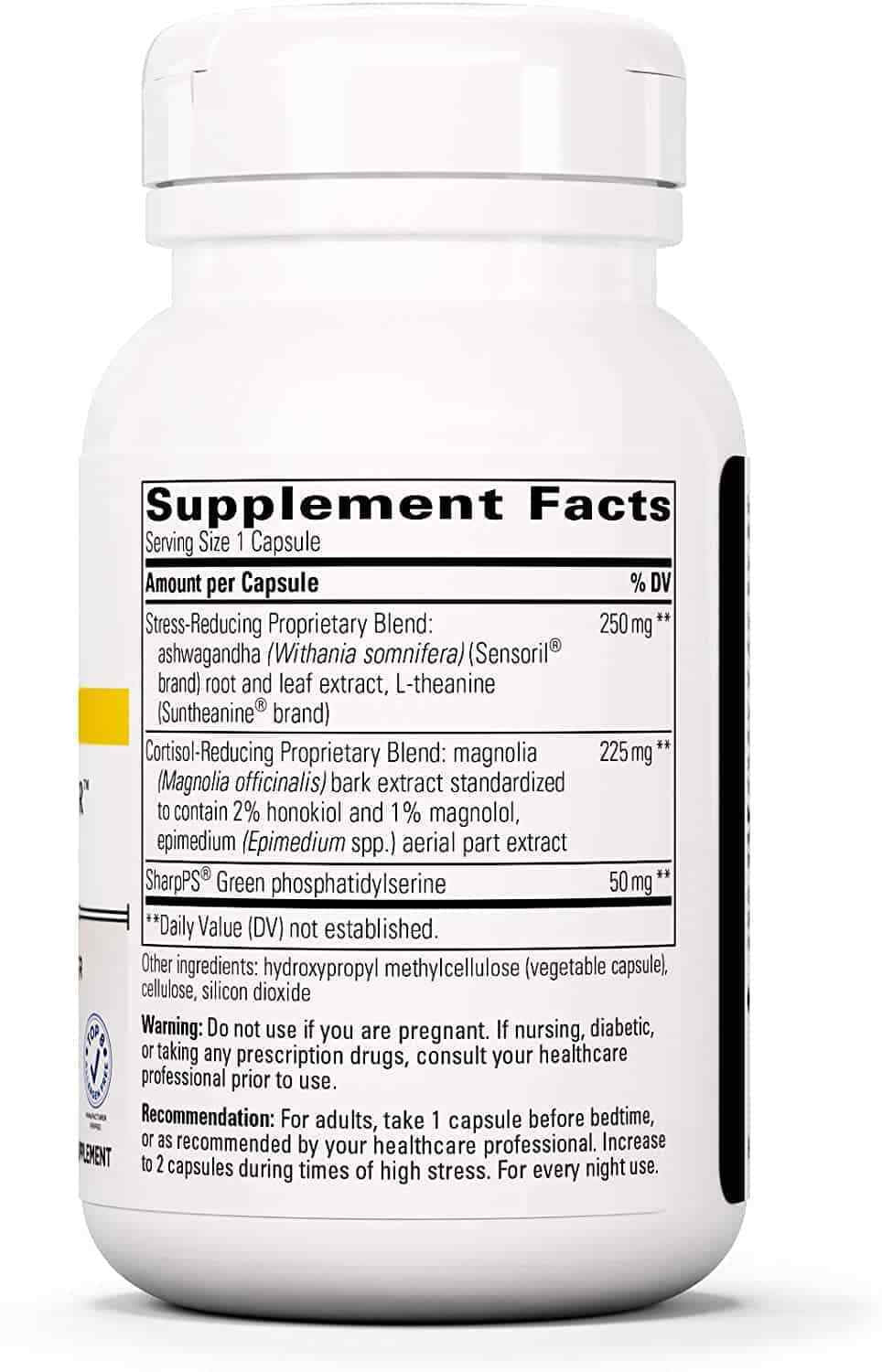 INTEGRATIVE THERAPEUTICS Cortisol Manager (Allergen Free) 30 Capsules