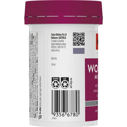 Swisse Womens Multivitamin 50+ 60 Tablets