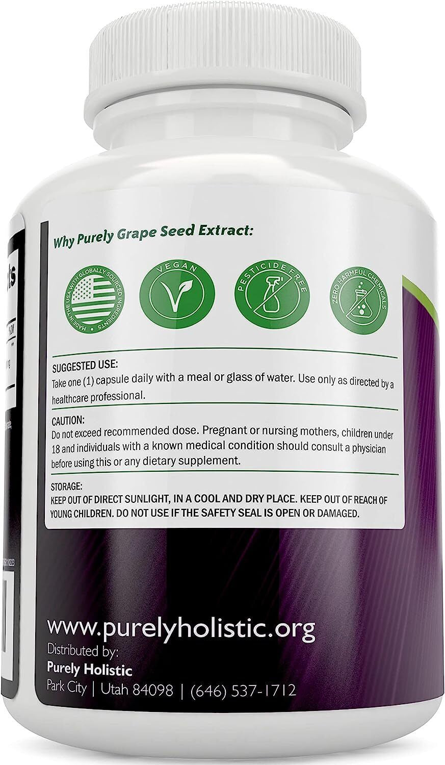 Grape Seed Extract 400 Mg Vegan Capsules