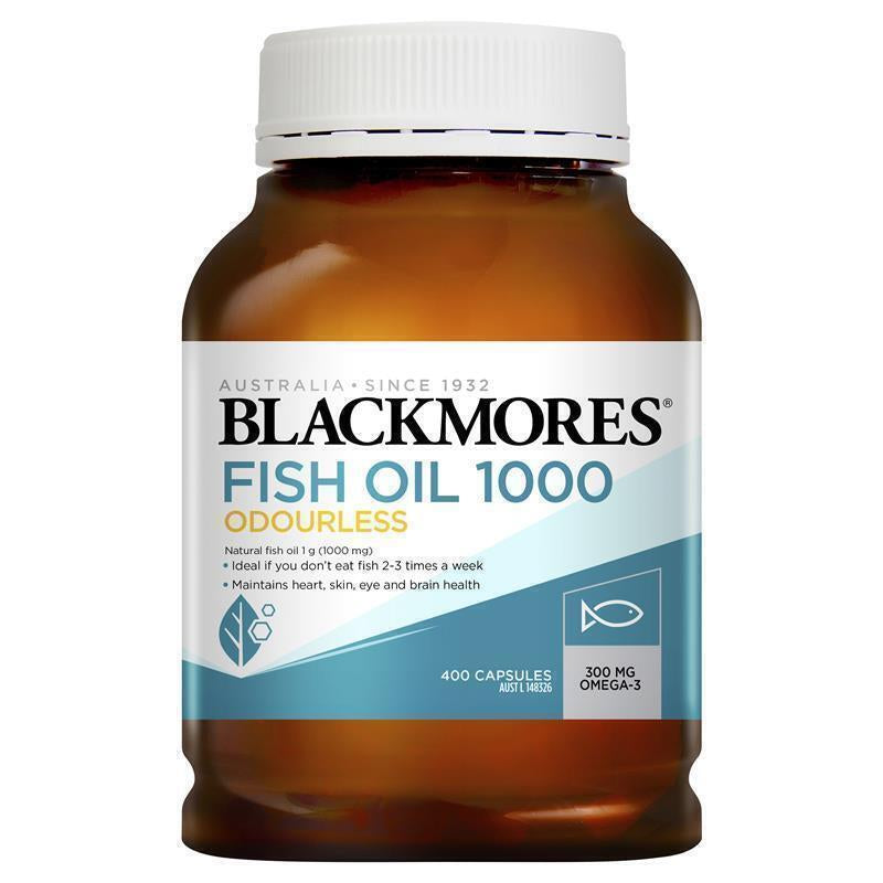 Blackmores Odourless Fish Oil 1000Mg 400 Capsules