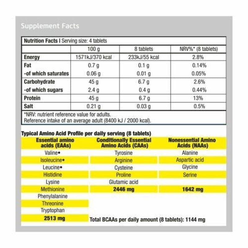 BIOTECH USA MEGA AMINO 3200, 2 X 100 Tablets BCAA, AMINO ACIDS