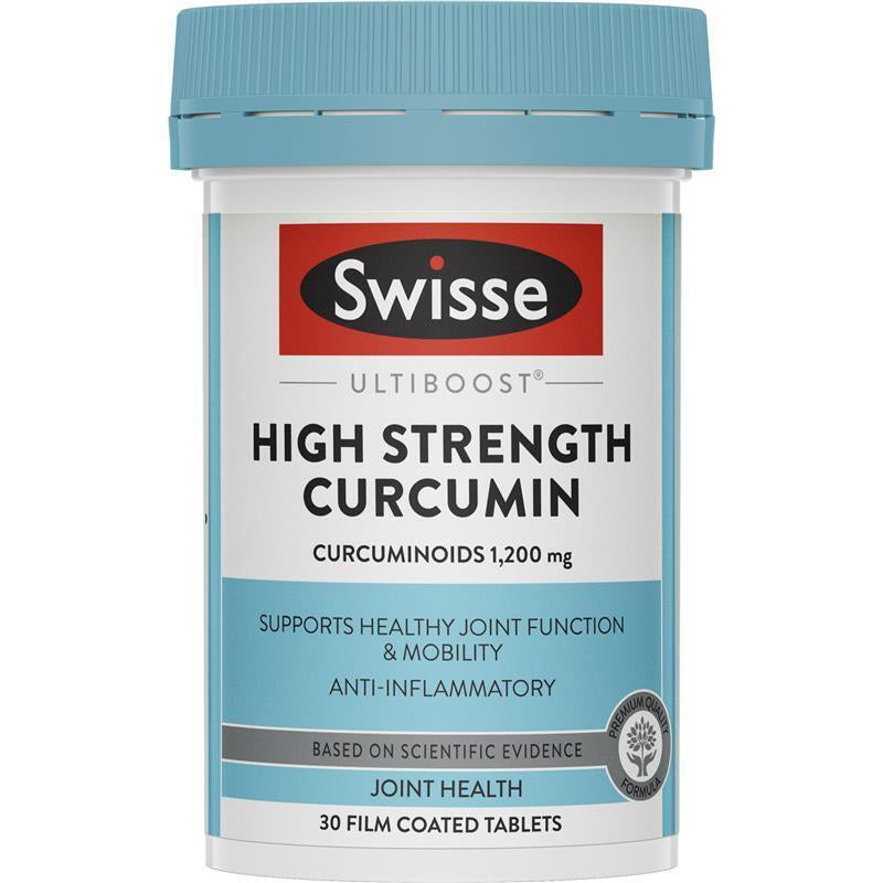 Swisse High Strength Curcumin 30 Tablets