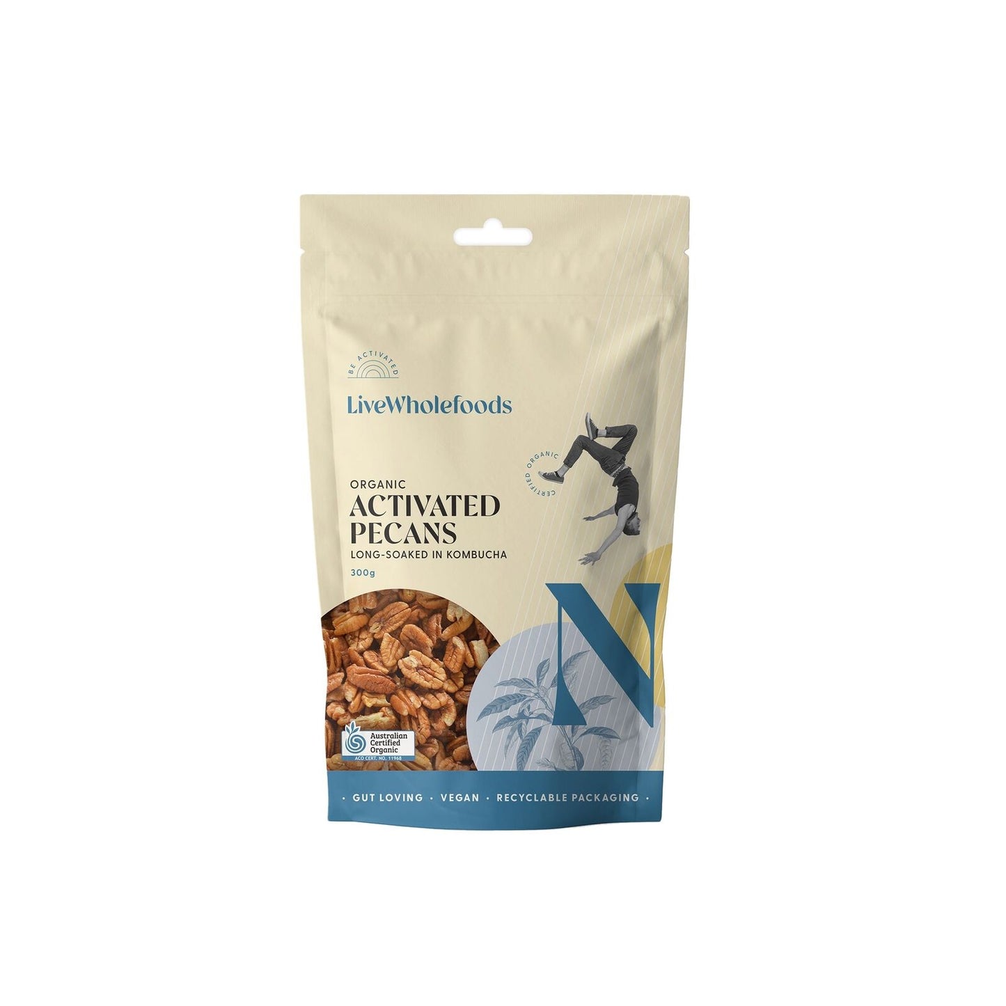 Live Wholefoods Organic Activated Pecans 300G