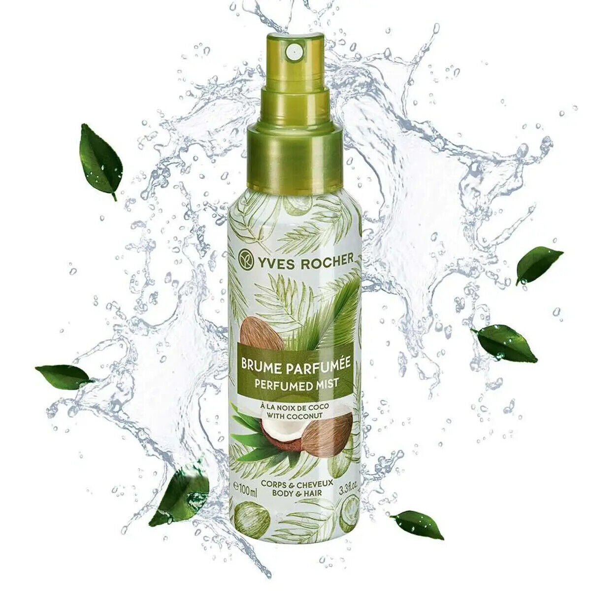 Yves Rocher Perfumed Body and Hair Spray - Pick Your Favourite Scent 3.3 Fl.Oz.