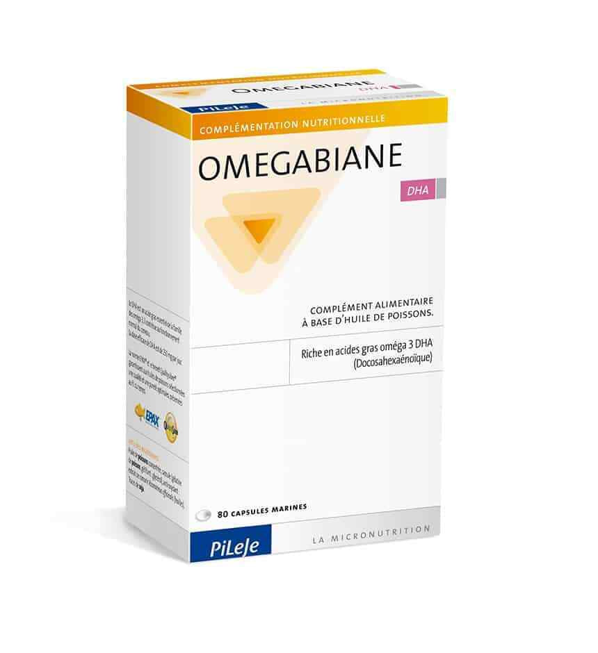 Pileje OMEGABIANE DHA (EPA DHA Omega-3) 80 Capsules