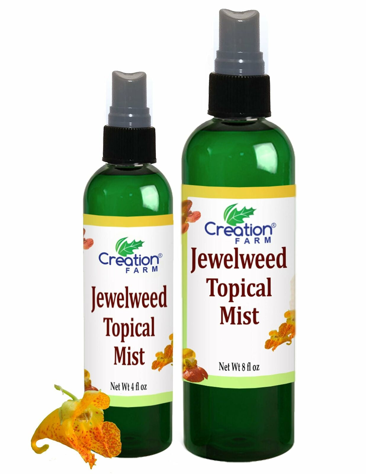 Jewelweed Spray - Soap Free Skin Cleanser, Poison Ivy, Bug Bites, Rash, Topical