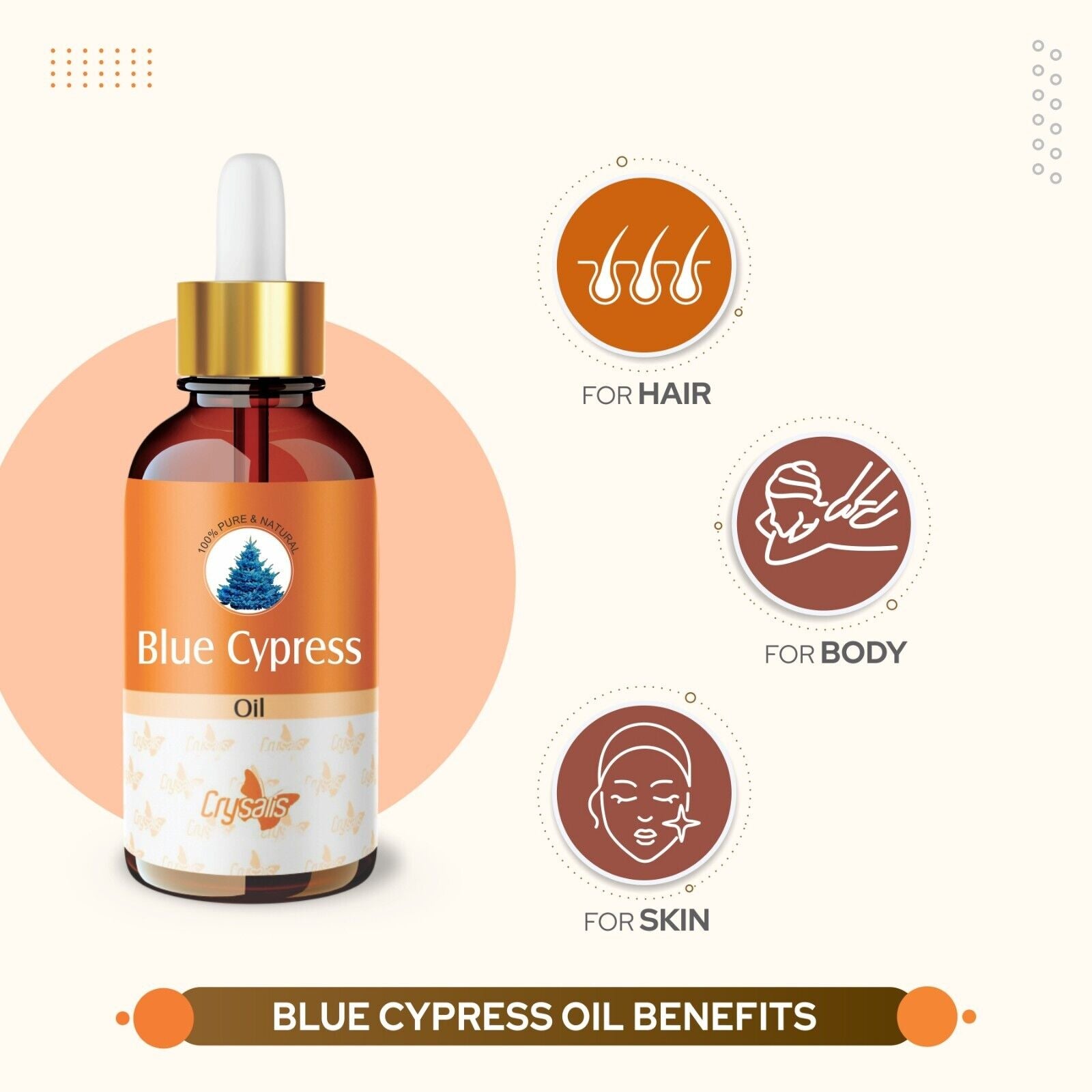 Blue Cypress (Chamaecyparis ) 100% Pure & Natural Essential Oil [15Ml-25 Litre]