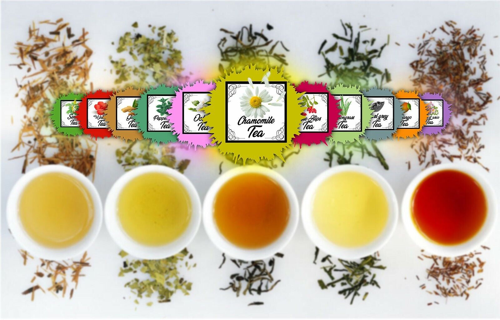 MEZCLA DE TÉ DE HOJA SUELTA Citrus Green Tea Premium