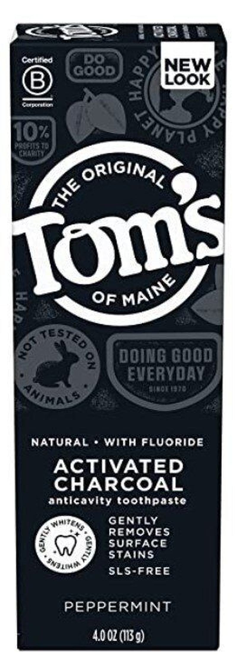 Tom'S of Maine Activated Charcoal Toothpaste-Pep